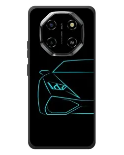 Чехол для Blackview Shark 6 с картинкой «Голубой силуэт Lamborghini» Чехол для Blackview Shark 6 с картинкой «Голубой силуэт Lamborghini»