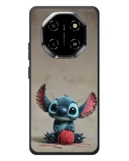 Чехол для Blackview Shark 6 с картинкой «Стич на коричневом фоне»