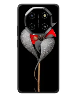 Чехол для Blackview Shark 6 с картинкой «Серебряный фантазийный цветок» Чехол для Blackview Shark 6 с картинкой «Серебряный фантазийный цветок»