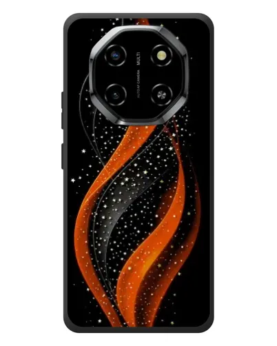 Чехол для Blackview Shark 6 с картинкой «Огненная звездная волна»