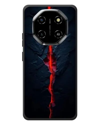 Чехол для Blackview Shark 6 с картинкой «Kрасная лавовая трещина»
