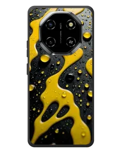 Чехол для Blackview Shark 6 с картинкой «Жидкое желтое золото»