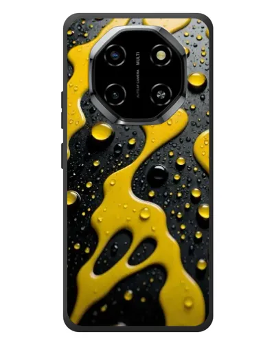 Чехол для Blackview Shark 6 с картинкой «Жидкое желтое золото»