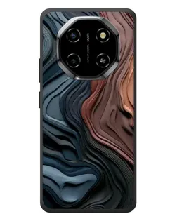 Чехол для Blackview Shark 6 с картинкой «Цветные волны каньона»