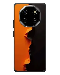 Чехол для Blackview Shark 6 с картинкой «Оранжевый разлом»