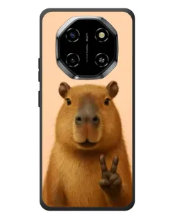 Чехол для Blackview Shark 6 с картинкой «Капибара виктория»