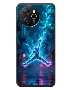 Чохол для Blackview Shark 8 з картинкою «Jordan Gold Jumpman»