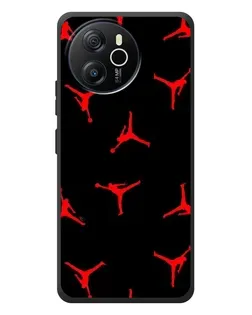 Чохол для Blackview Shark 8 з картинкою «Jordan Red Pattern»
