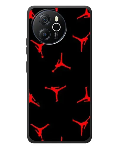 Чехол для Blackview Shark 8 с картинкой «Jordan Red Pattern»