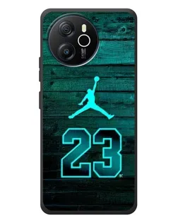 Чехол для Blackview Shark 8 с картинкой «Jordan Cyan 23»