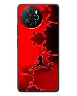 Чехол для Blackview Shark 8 с картинкой «Jordan Red Smoke»