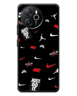 Чехол для Blackview Shark 8 с картинкой «Nike Mix Pattern»