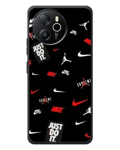 Чехол для Blackview Shark 8 с картинкой «Nike Mix Pattern»