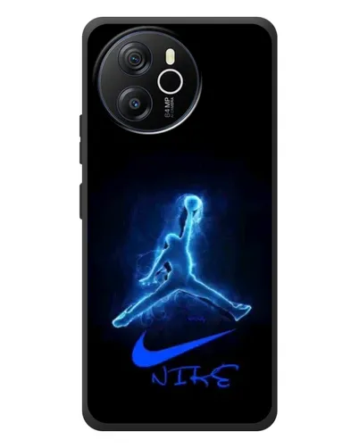 Чехол для Blackview Shark 8 с картинкой «Jordan Neon Blue»