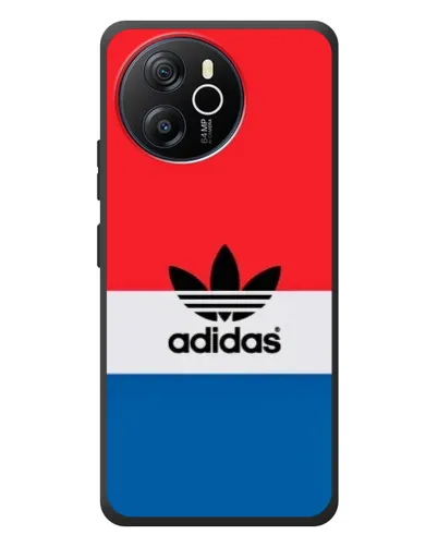 Чехол для Blackview Shark 8 с картинкой «Ретро блоки Adidas»