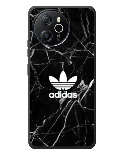 Чехол для Blackview Shark 8 с картинкой «Белый мрамор Adidas»