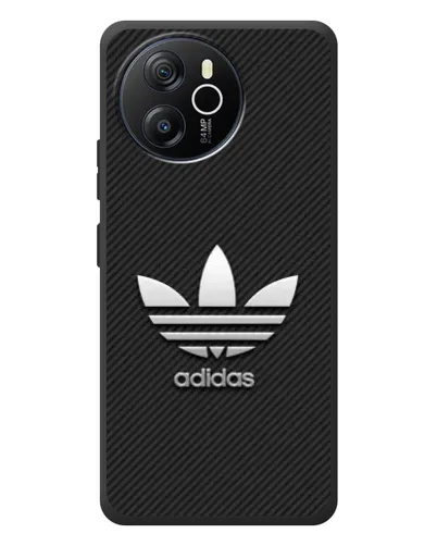 Чехол для Blackview Shark 8 с картинкой «Adidas Карбоновая текстура»
