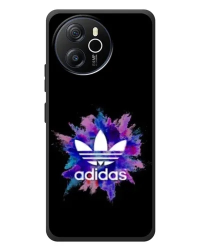 Чехол для Blackview Shark 8 с картинкой «Взрыв красок Adidas»