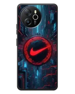 Чехол для Blackview Shark 8 с картинкой «Техногенный стиль Nike»
