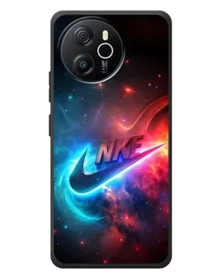 Чехол для Blackview Shark 8 с картинкой «Огненный логотип Nike»