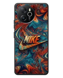 Чехол для Blackview Shark 8 с картинкой «Nike в абстракции»