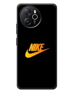 Чехол для Blackview Shark 8 с картинкой «Золотой логотип Nike»