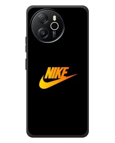 Чехол для Blackview Shark 8 с картинкой «Золотой логотип Nike»