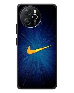 Чехол для Blackview Shark 8 с картинкой «Синий пульс Nike»