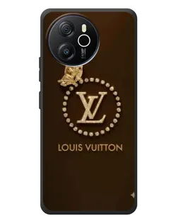Чехол для Blackview Shark 8 с картинкой «LV — золотая печать»