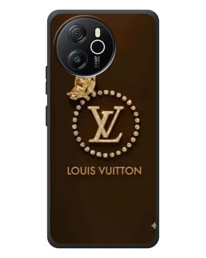 Чехол для Blackview Shark 8 с картинкой «LV — золотая печать»