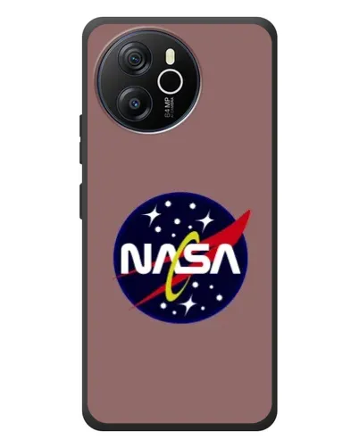 Чехол для Blackview Shark 8 с картинкой «NASA — ретро космос»