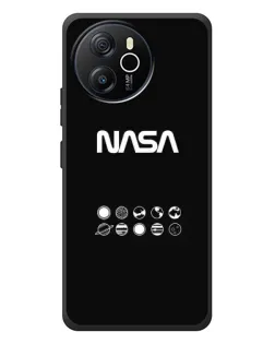 Чехол для Blackview Shark 8 с картинкой «NASA — технический принт»