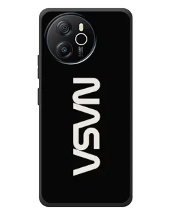 Чехол для Blackview Shark 8 с картинкой «NASA — вертикальный логотип»