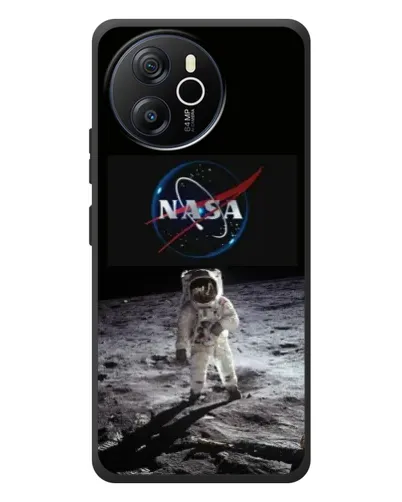 Чехол для Blackview Shark 8 с картинкой «Астронавт на Луне»