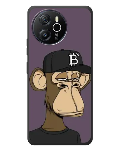Чехол для Blackview Shark 8 с картинкой «Bored Ape в кепке»