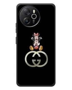 Чехол для Blackview Shark 8 с картинкой «Минни Маус на лого»