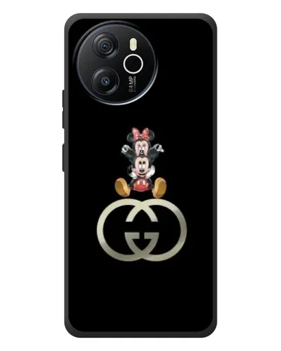 Чехол для Blackview Shark 8 с картинкой «Минни Маус на лого»