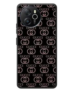 Чехол для Blackview Shark 8 с картинкой «Классическая монограмма Gucci»