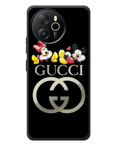 Чехол для Blackview Shark 8 с картинкой «Gucci — герои Disney»