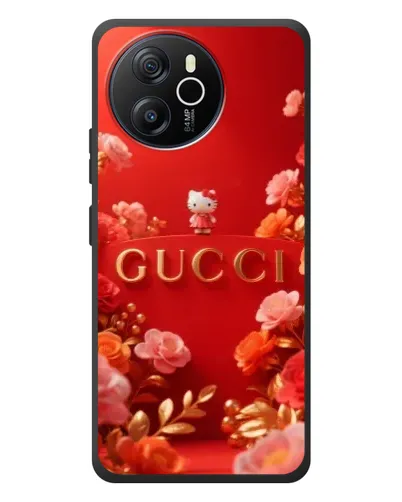 Чехол для Blackview Shark 8 с картинкой «Gucci — золотой сад»