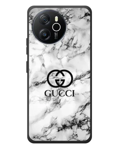 Чехол для Blackview Shark 8 с картинкой «Gucci — мраморный шик»