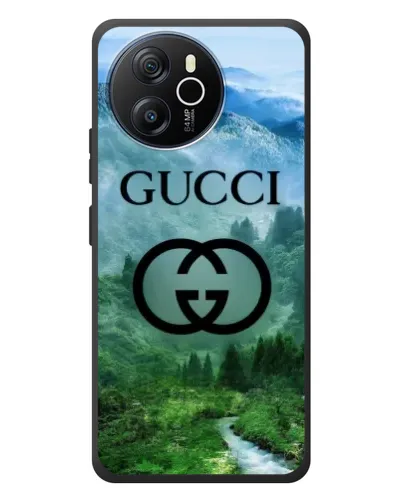 Чехол для Blackview Shark 8 с картинкой «Gucci — горный пейзаж»