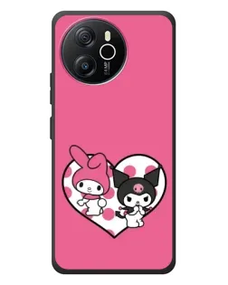 Чехол для Blackview Shark 8 с картинкой «Kuromi и My Melody»