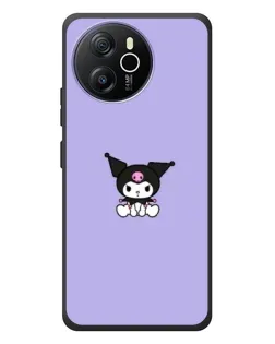 Чехол для Blackview Shark 8 с картинкой «Kuromi — фиолетовый минимализм»