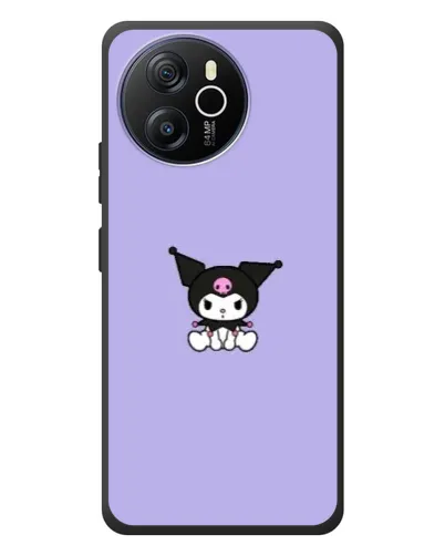 Чехол для Blackview Shark 8 с картинкой «Kuromi — фиолетовый минимализм»