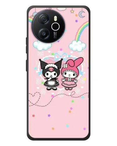 Чехол для Blackview Shark 8 с картинкой «My Melody и Kuromi»