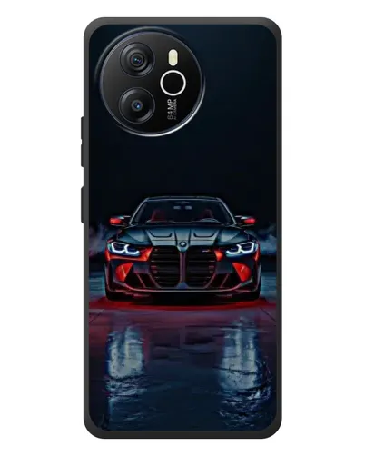 Чехол для Blackview Shark 8 с картинкой «BMW на мокрой дороге»