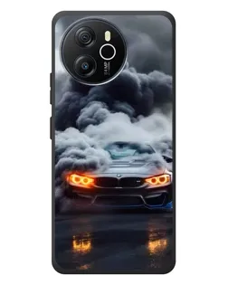Чехол для Blackview Shark 8 с картинкой «BMW в дыму»