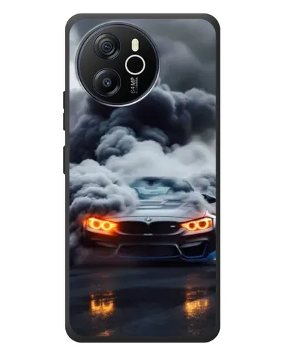 Чехол для Blackview Shark 8 с картинкой «BMW в дыму»