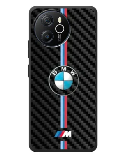 Чехол для Blackview Shark 8 с картинкой «Эмблема BMW и карбон»